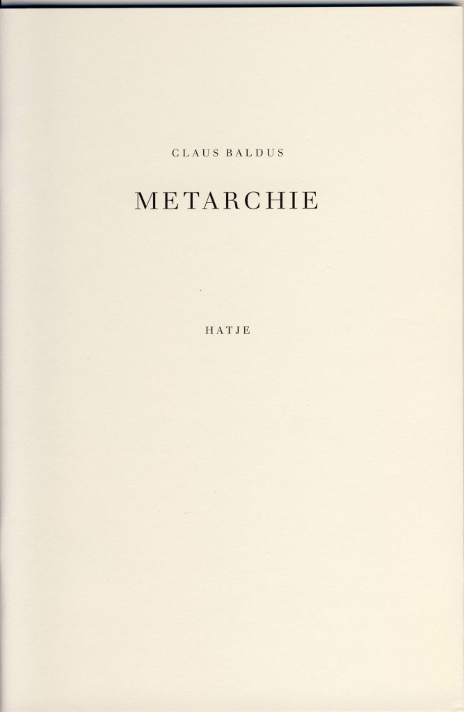 Metarchie-1984_1993-Gerd Hatje Stuttgart-ISBN 3-7757-0421-3